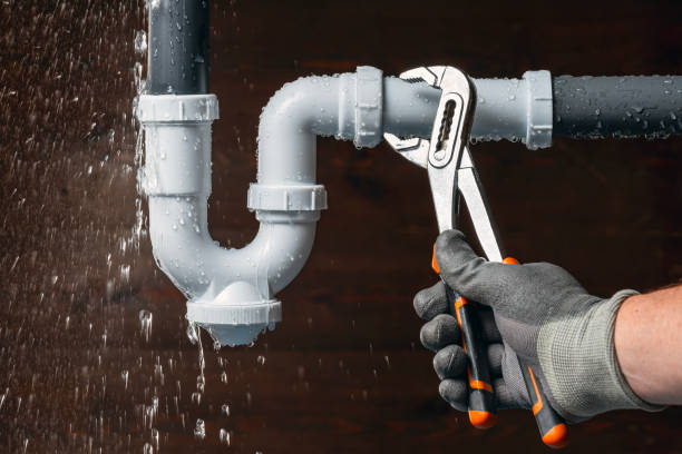 Professional Sewer Line Repair technician working in Long Island, VA